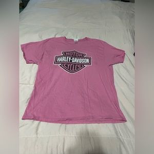 🌻Harley Davidson pink top🌻